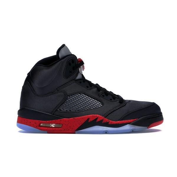 Jordan ジョーダン メンズ スニーカー  【Jordan 5 Retro Satin Bred】  サイズ US_8.5(26.5cm) Black/University Red