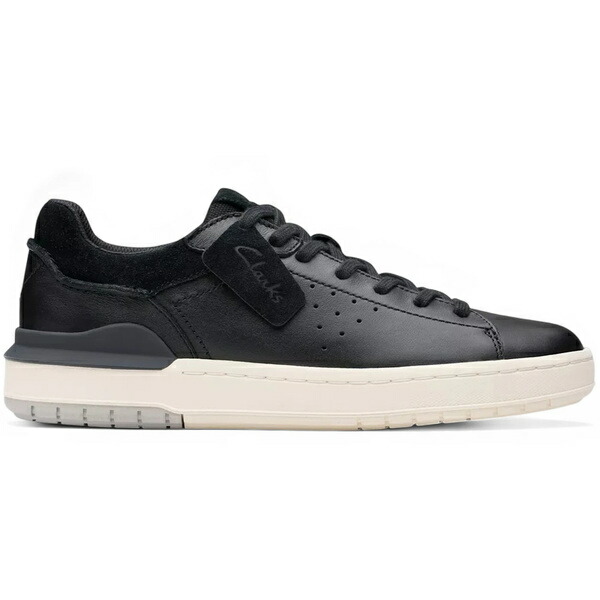 Clarks クラークス メンズ スニーカー  【Clarks Courtlite 2 Run Black Leather】  サイズ US_10.5(28.5cm) Black Leather