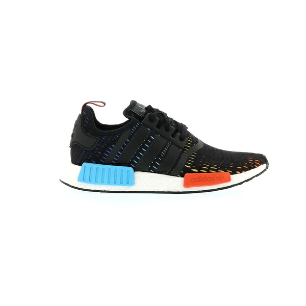 adidas アディダス メンズ スニーカー 【adidas NMD R1 Footlocker Europe Rainbow】 サイズ US_12.5(30.5cm) Black/Multi-Color｜asty