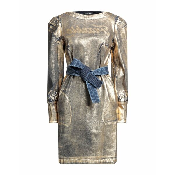 高品質新品 フランキーモレロ レディース ワンピース トップス Short dresses Gold nrsports.com.br