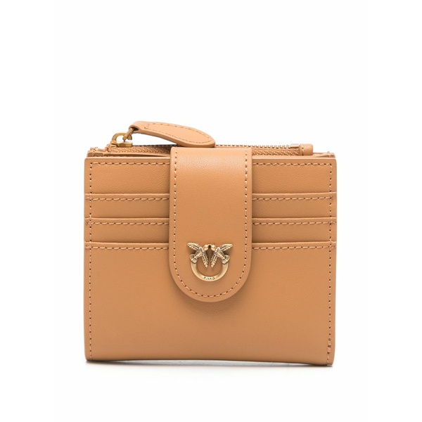 ピンコ レディース 紙入れ 付属品 Love birds-plaque wallet Brown