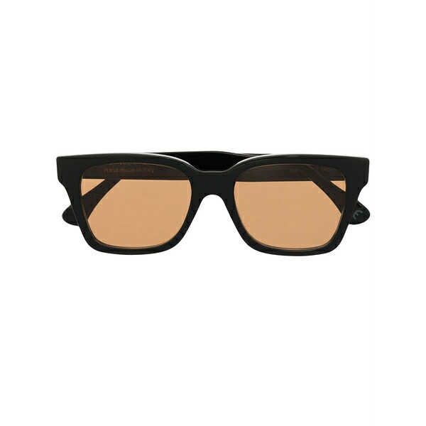 レトロスーパーフューチャー レディース サングラス＆アイウェア アクセサリー America rectangular-frame sunglasses Black｜asty