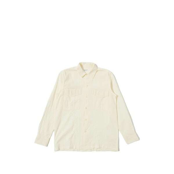 ユニバーサルワークス メンズ シャツ トップス Pocket attendant shirt White|asty