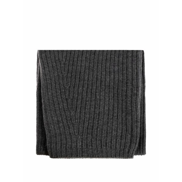 リサ・ヤン メンズ えり巻き・袈裟・えり巻き 付属物 Ribbed scarf Grey