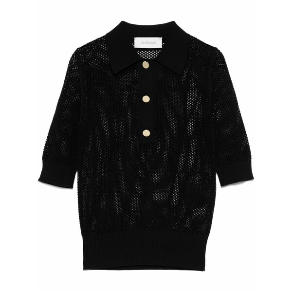 運動競技マックス レディース スポーツシャツ トップス Casta polo shirt Black