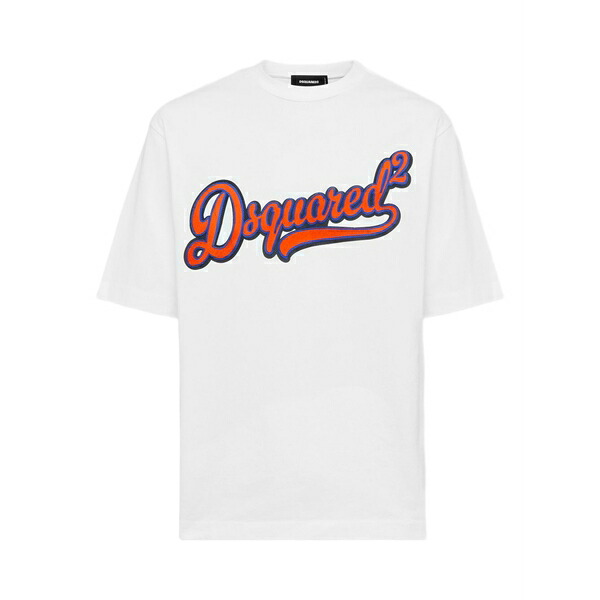 ディースクエアード メンズ ティーシャツ トップス Logo-print t-shirt White メンズファッション-トップス-Tシャツ・カットソー