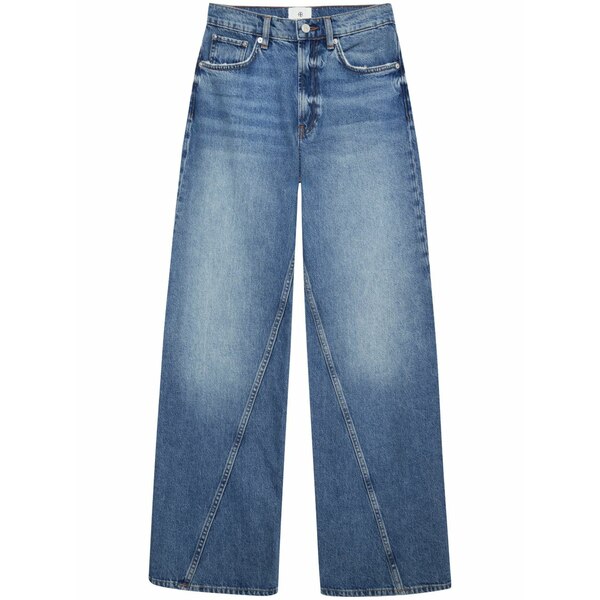 アニービン レディース デニムパンツ ボトムス Brie wide-leg jeans Blue|asty