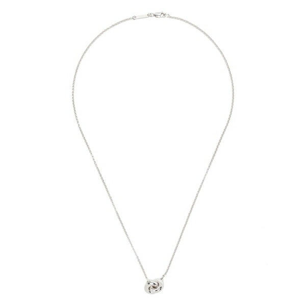 トム木材 メンズ 頸飾り・チョー鉄道車両 添え物 Sphere double-pendant necklace Silver