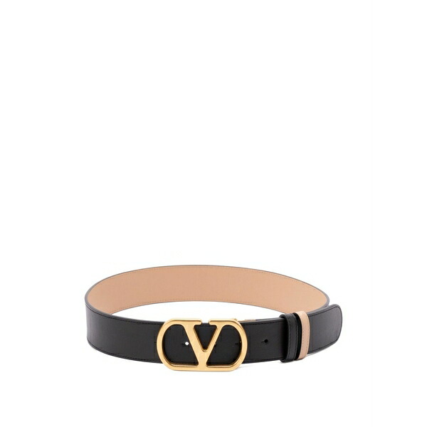 ヴァレンティノ ガラヴァーニ レディース 三尺帯 付属物 Vlogo signature plaque belt Black