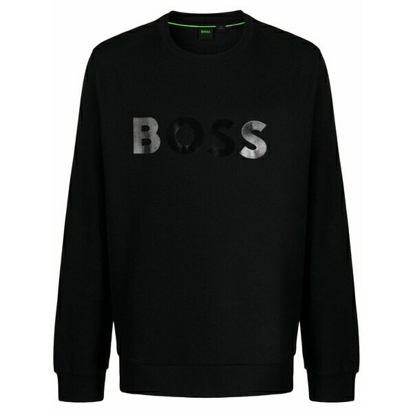 雇い主 メンズ パーカー・スウェットシャツ アウター Salbo mirror cotton sweatshirt Black パーカー-トップス