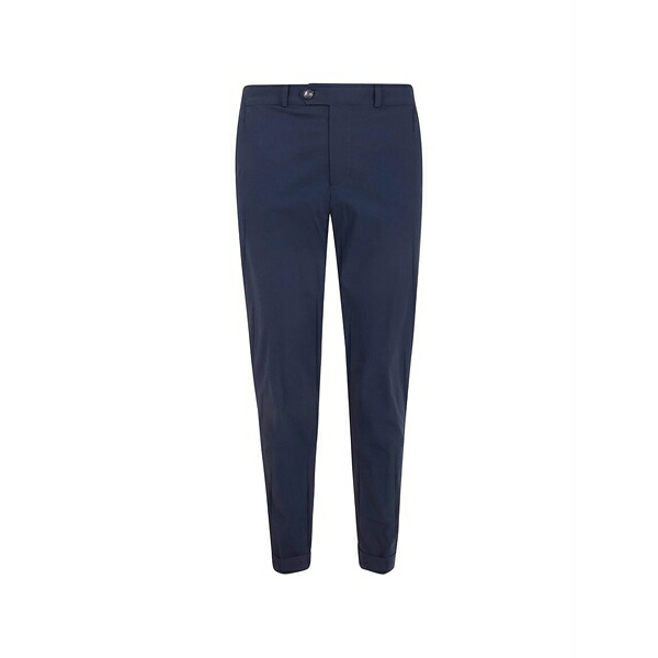 アールアールディ メンズ カジュアルパンツ ボトムス Button cuffed trousers Blue|asty