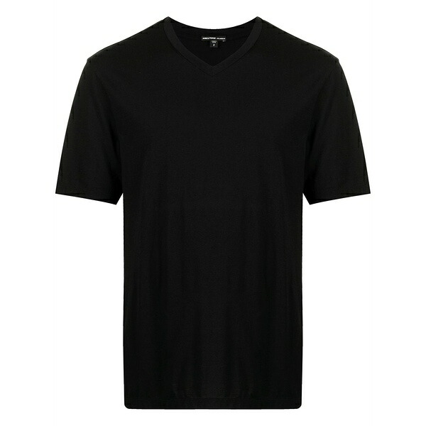 ジェームス パース メンズ Tシャツ トップス Lotus v-neck t-shirt Black｜asty