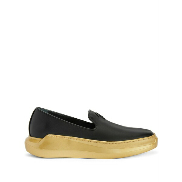 ジュゼッペザノッティ メンズ スリッポン・ローファー シューズ Remye leather loafers Black｜asty