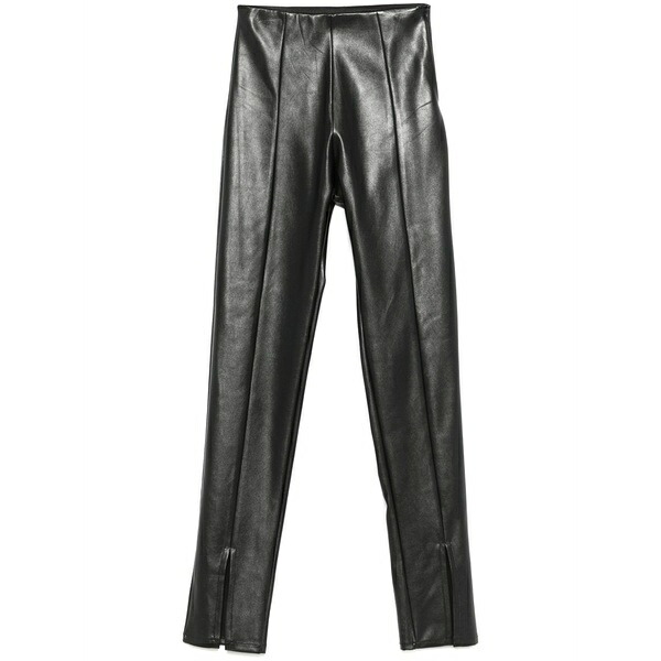 アルケミー レディース レギンス ボトムス X lia aram faux-leather leggings Black