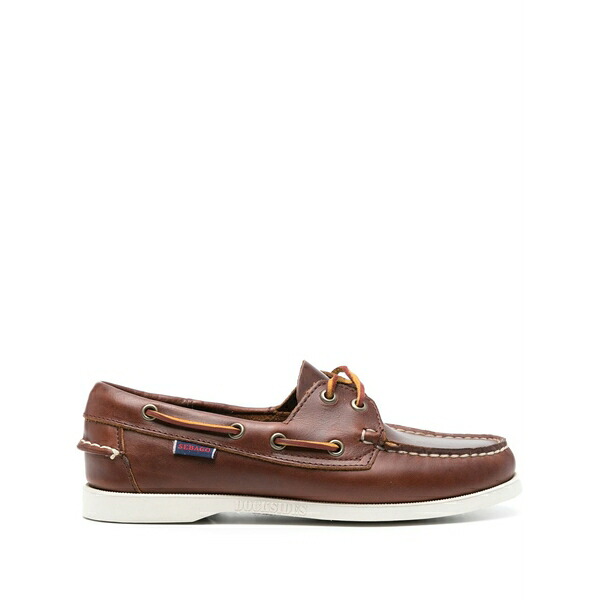 セバゴ レディース スリッポン・ローファー シューズ Portland leather boat shoes Brown｜asty