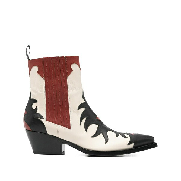 サルトル レディース ブーツ シューズ Panelled boots White|asty