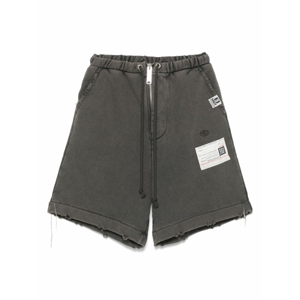 ミハラヤスヒロ メンズ カジュアルパンツ ボトムス Amateur sewn shorts Black|asty