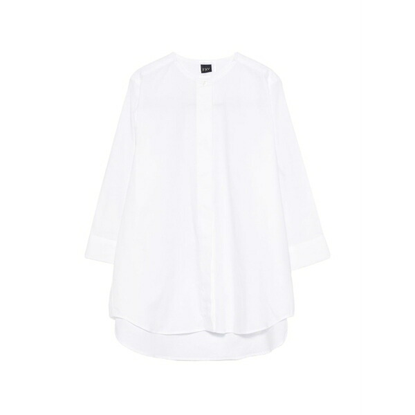 フェイ レディース シャツ トップス Buttoned shirt White|asty