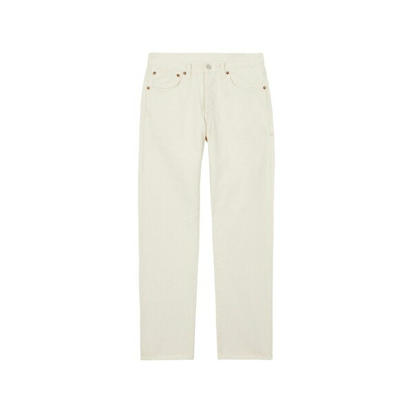 フォルテラ レディース デニムパンツ ボトムス John 965 five-pocket jeans White|asty