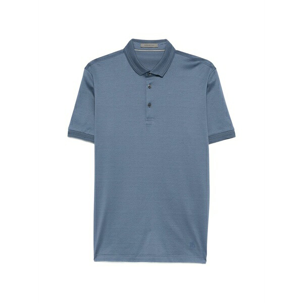コルネリアーニ メンズ ポロシャツ トップス Short-sleeve polo shirt Blue|asty