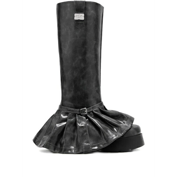 ガニー レディース ブーツ シューズ Kat platform boots Black｜asty