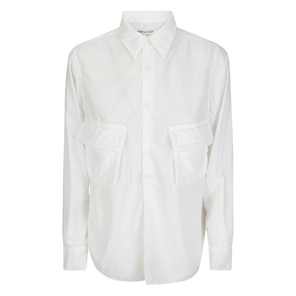 コムデギャルソン レディース シャツ トップス Pocket shirt White｜asty