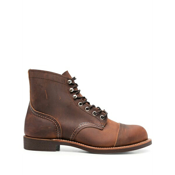 レッドウィング メンズ ブーツ シューズ Leather lace-up boots Brown