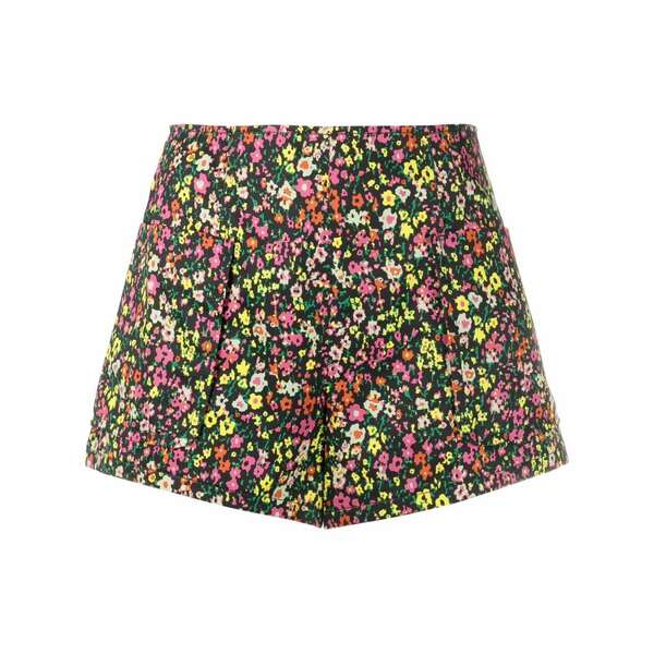 フィロソフィーデロレンゾセラフィーニ レディース カジュアルパンツ ボトムス Ditsy floral-print shorts Black|asty