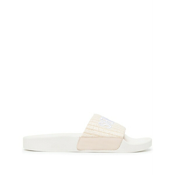 センソー レディース サンダル シューズ Elly ii logo-embroidered slides Neutrals