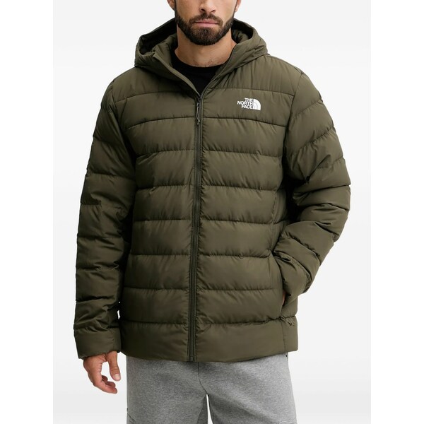 ノースフェイス メンズ ジャケット＆ブルゾン アウター Hooded puffer jacket Green｜asty