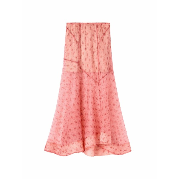 ガニー レディース スカート ボトムス Floral-print maxi skirt Pink｜asty