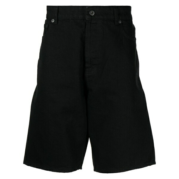 ケンゾー メンズ カジュアルパンツ ボトムス Logo-patch bermuda shorts Black｜asty