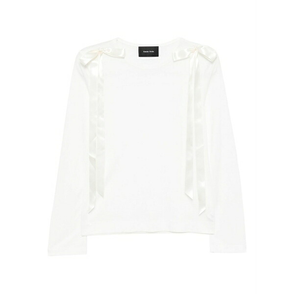 シモーネ・ロシャ レディース Tシャツ トップス Lyocell t-shirt White｜asty 57,090円