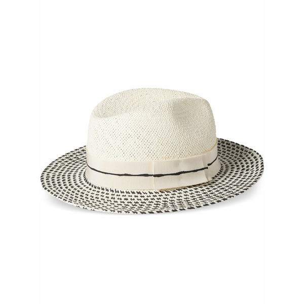 エレス レディース 鳥打ち帽 付属物 Candice woven-design hat White