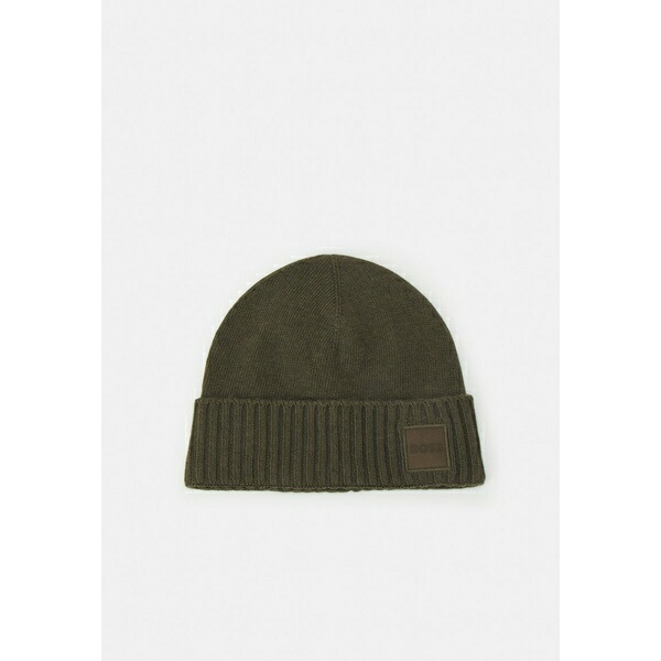 ボス レディース 帽子 アクセサリー KAIOS UNISEX - Beanie dark green 最大51％オフ！