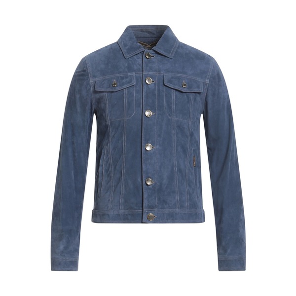 【貨物輸送無料】 ムーレー メンズ 上衣＆上衣 アウター Jackets Blue