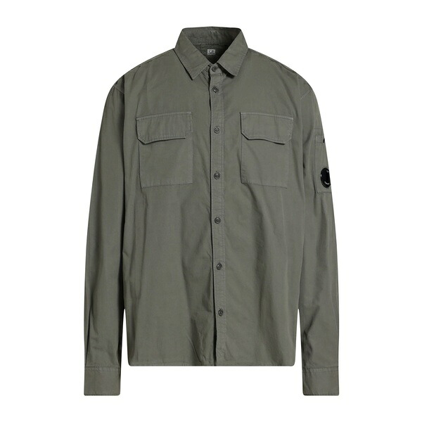 【送料無料】 シーピーカンパニー メンズ シャツ トップス Shirts Green|asty