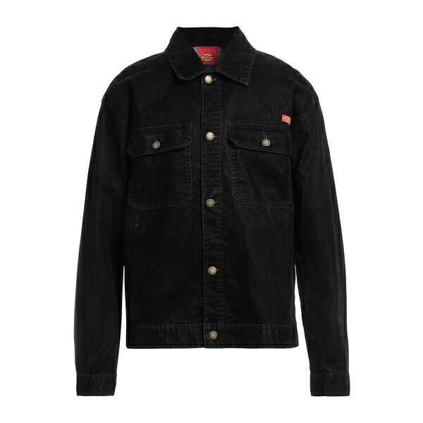 【貨物輸送無料】 ディッキーズ メンズ 上衣＆上衣 アウター Denim outerwear Black