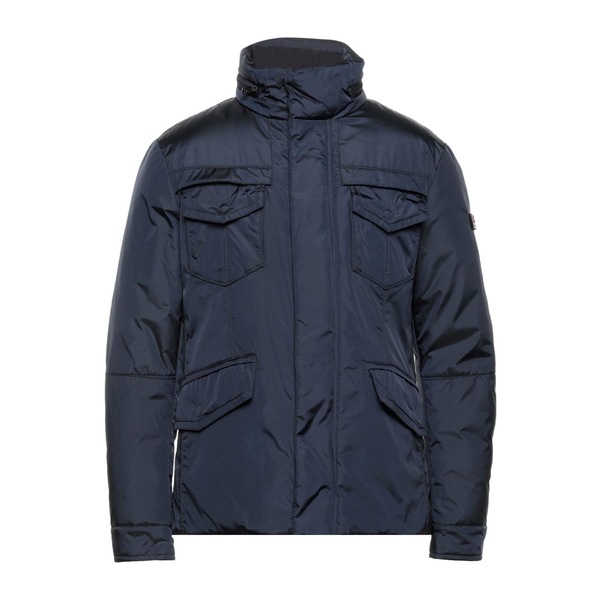 【貨物輸送無料】 ピューテリー メンズ 上衣＆上衣 アウター Puffers Blue コート・ジャケット-メンズファッション