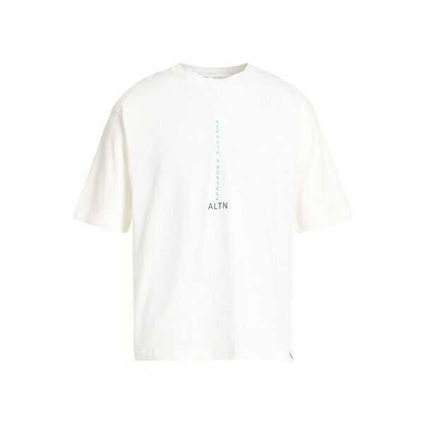 【送料無料】 アルタテンシオーネ メンズ Tシャツ トップス T-shirts White
