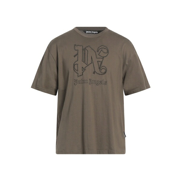 【貨物輸送無料】 パーム・エンジェルス メンズ プルオーバー トップス T-shirts Green
