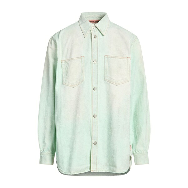 【送料無料】 アクネ ストゥディオズ メンズ シャツ トップス Denim shirts Green｜asty