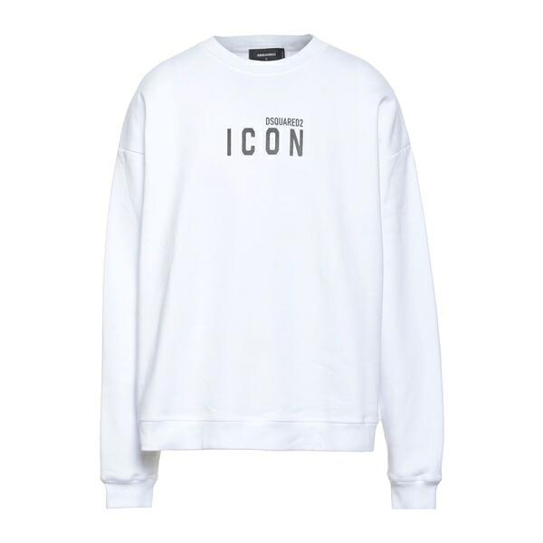 【送料無料】 ディースクエアード メンズ パーカー・スウェットシャツ アウター Sweatshirts White|asty