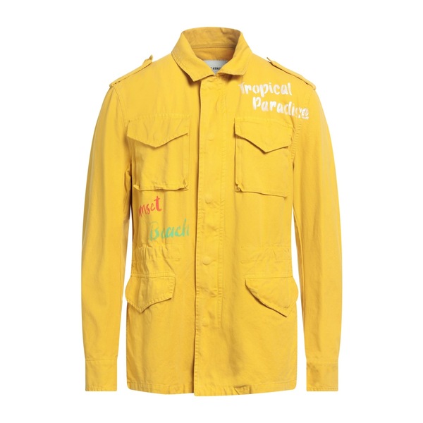 【貨物輸送無料】 向こう正面 表どおり 8 メンズ 上衣＆上衣 アウター Jackets Yellow