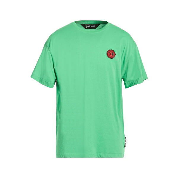 【送料無料】 ロベルトカヴァリ メンズ Tシャツ トップス T-shirts Green|asty