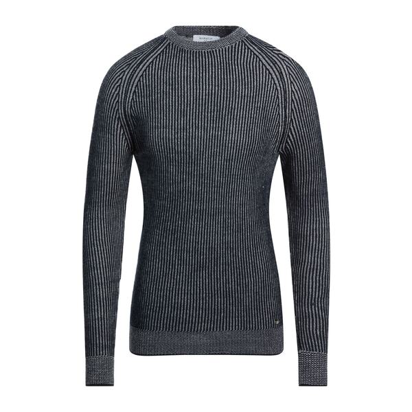 【貨物輸送無料】 目じるし引き上げる メンズ 編み物\u0026スウェーター アウター Sweaters Blue