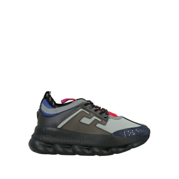 【貨物輸送無料】 ヴェルサーチ メンズ スニーカー シューズ Sneakers Grey