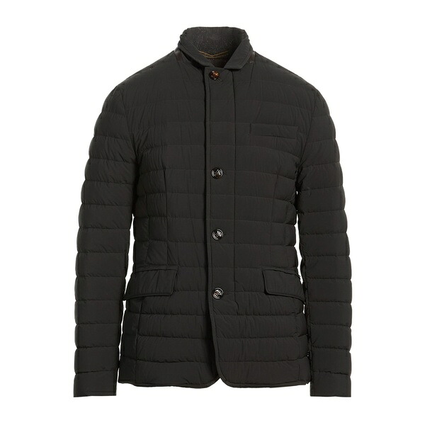 【貨物輸送無料】 ムーレー メンズ 上衣＆上衣 アウター Puffers Black