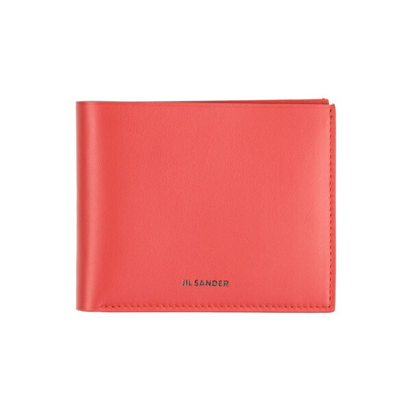 【貨物輸送無料】 ジル・サンダー メンズ 紙入れ 付属品 Wallets Red