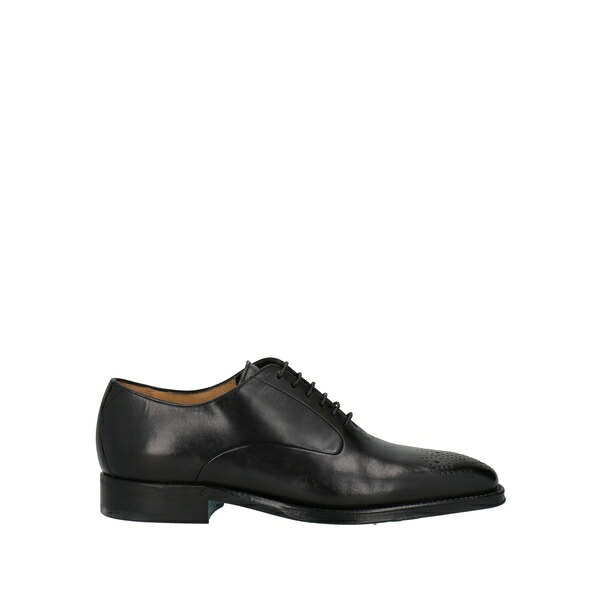 【貨物輸送無料】 ストール・マンテラッシ メンズ 御召しものシューズ シューズ Lace-up shoes Black